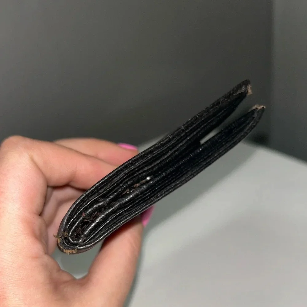 Givenchy Black Leather Bifold Wallet
